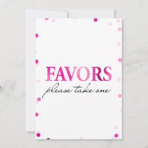 Invitación Letrero de Favoritos para Despedida de Soltera   C