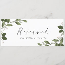 Invitación Letrero de Ramassonrojecidas Reservadas