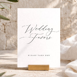 Invitación Letrero de Recuerdos Elegantes de Boda