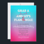 Invitación Lets Flamingle Summer Pool Fiesta 21 cumpleaños<br><div class="desc">Celebre su cumpleaños 21 este verano en la piscina con sus amigos favoritos. Estas invitaciones serán una colorida adición a su día especial.</div>