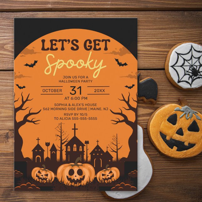 Invitación Let's get Spooky, Funny Halloween (Subido por el creador)