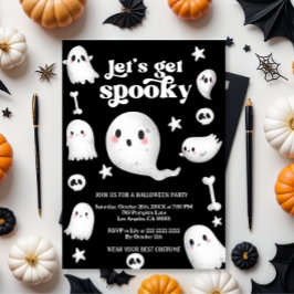 Invitación Let's Get Spooky,Halloween party