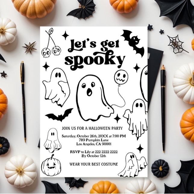 Invitación  Let's Get Spooky,Halloween party (Subido por el creador)