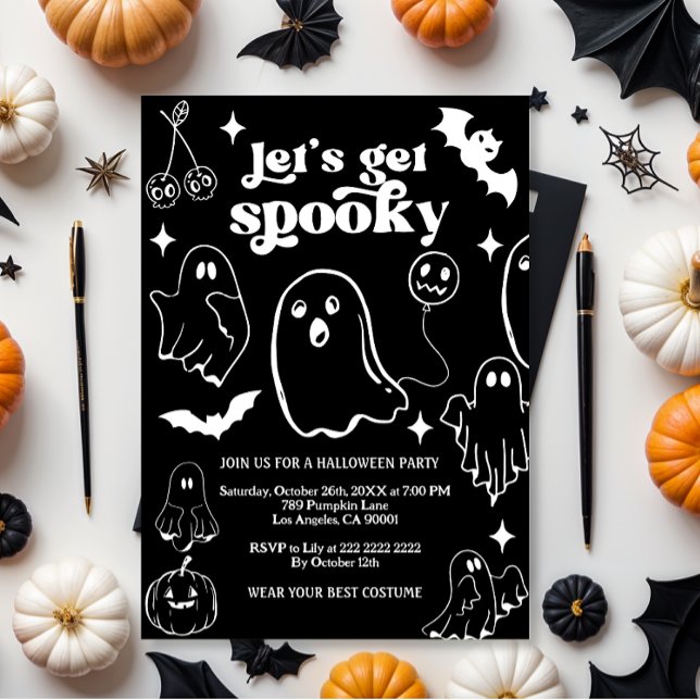 Invitación  Let's Get Spooky,Halloween party (Subido por el creador)