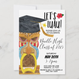 Invitación Let's Luau Party Invitation