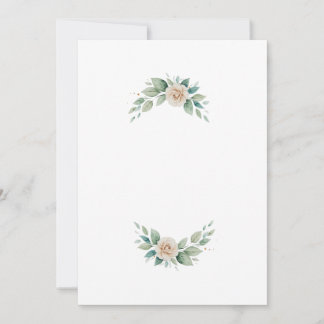 Invitación letter flowers