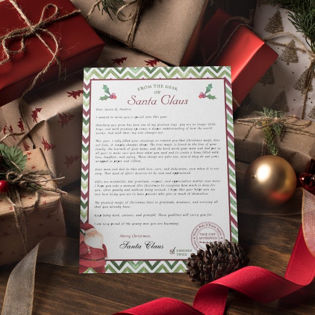 Invitación Letter from Santa for Older Kids (Subido por el creador)