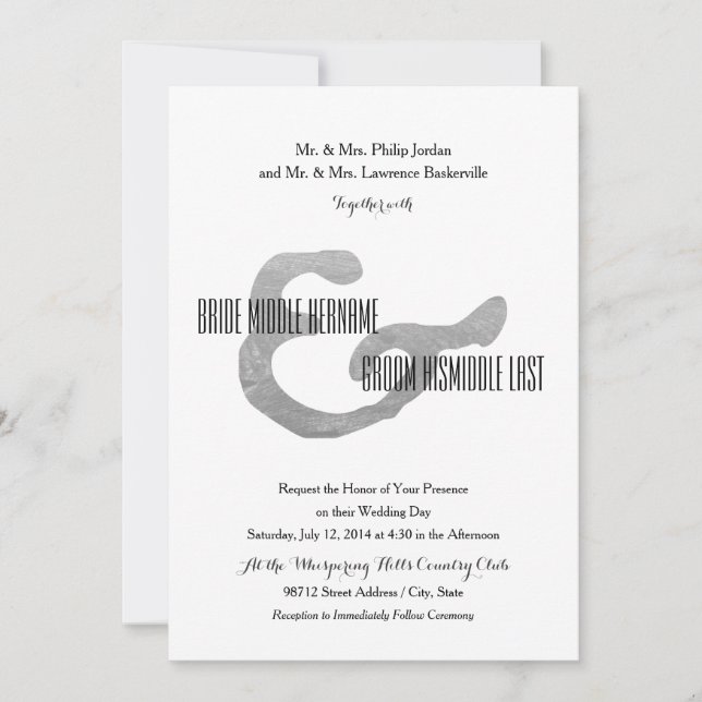 Invitación Letterpress ruso (Anverso)