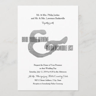 Invitación Letterpress ruso