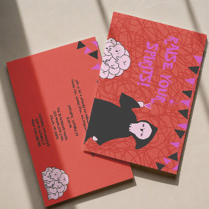 Invitación Levanta El Ánimo Cute Segador Halloween