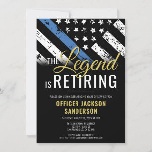 Invitación Ley de Jubilación de Oficiales de Policía Oficial 