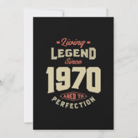 Leyenda desde regalo de cumpleaños de 1970