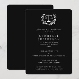 Invitación Leyes Negras y Blancas Califican a Laurel Wreath