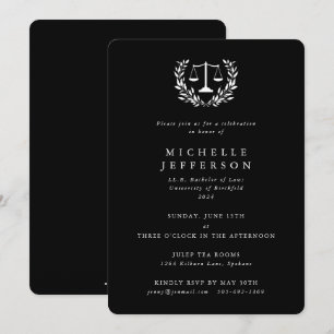 Invitación Leyes Negras y Blancas Califican a Laurel Wreath