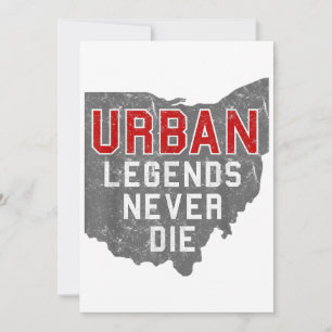 Invitación Leyes Urbanas Nunca Mueren Estado de Ohio Afligido