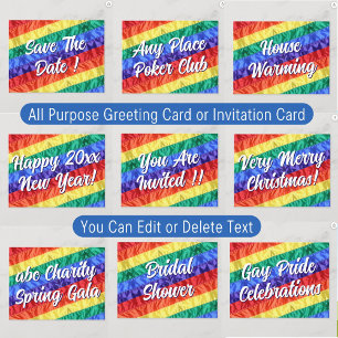 Invitación LGBT LGBTQ Crea tu propio texto Personalizado todo