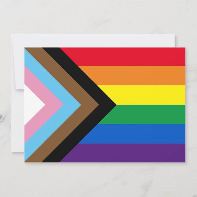 Invitación Lgbtq arinbow diversidad inclusiva bandera del org (Anverso)