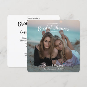 Invitación LGBTQ Foto Bodas Parejas Despedida de Soltera