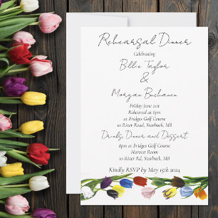 Invitación LGBTQ más Tulips Flowers