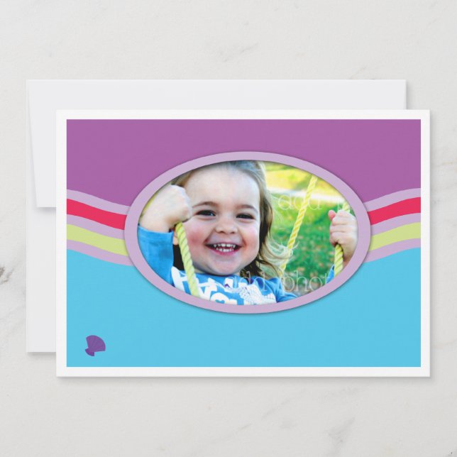 Invitación LGC el | el feliz azul de la sirena (Anverso)