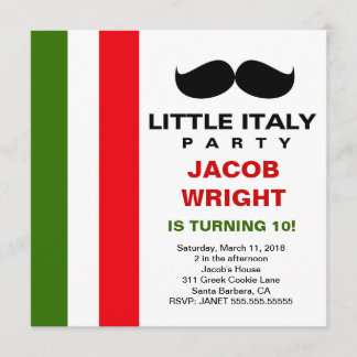 Invitación LGC poco fiesta de Italia