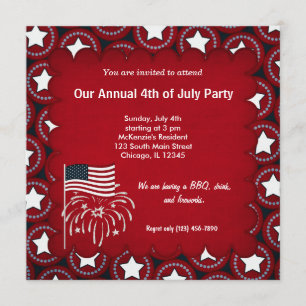 Invitación Libertad 4 de julio