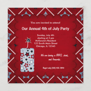 Invitación Libertad 4 de julio