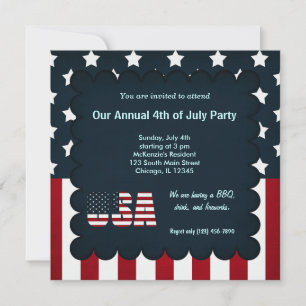 Invitación Libertad 4 de julio