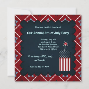 Invitación Libertad 4 de julio