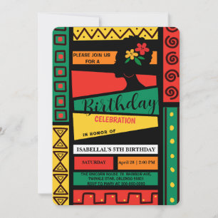 Invitación Libertad tras el mes de historia negra. Fiesta de 