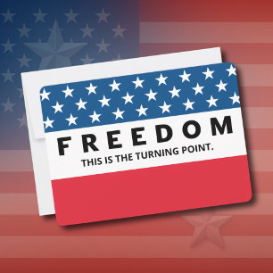 Invitación Libertad Un verdadero patriota