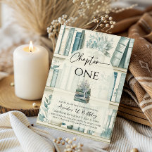 Library Chapter ONE Blue Boy Book 1st Birthday