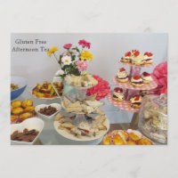 Invitación libre del fiesta del gluten