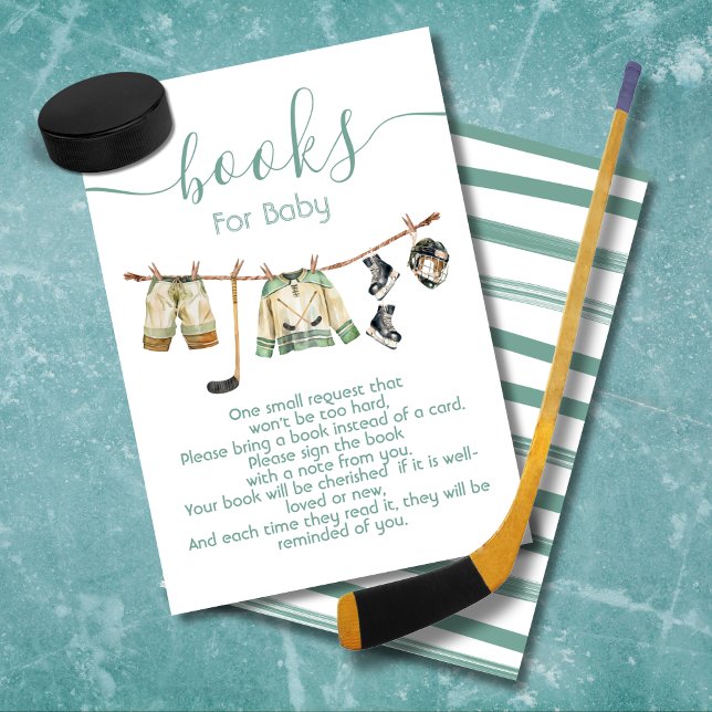 Invitación Libretas de hockey sobre hielo Libros para bebé (Subido por el creador)