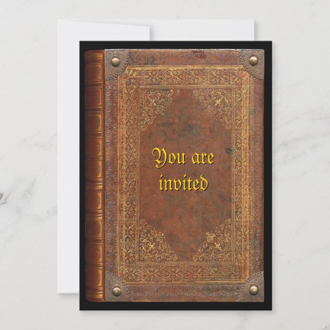 Invitación Libro de Antigüedades (Anverso)