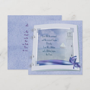Invitación Libro de Bodas náuticos