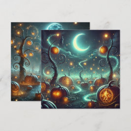 Invitación Libro de calabazas para calabazas de Whimsigog oto