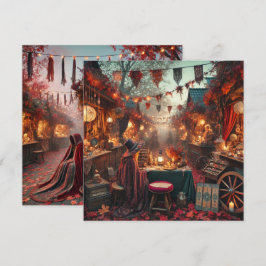 Invitación Libro de carátula del mercado del Whimsigoth en ot