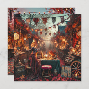 Invitación Libro de carátula del mercado del Whimsigoth en ot