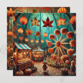 Invitación Libro de carnaval del otoño imprimible