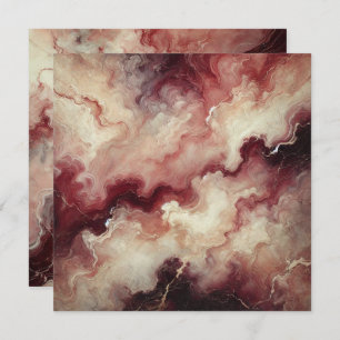 Invitación Libro de cartón de vinos de la cosecha de mármol o