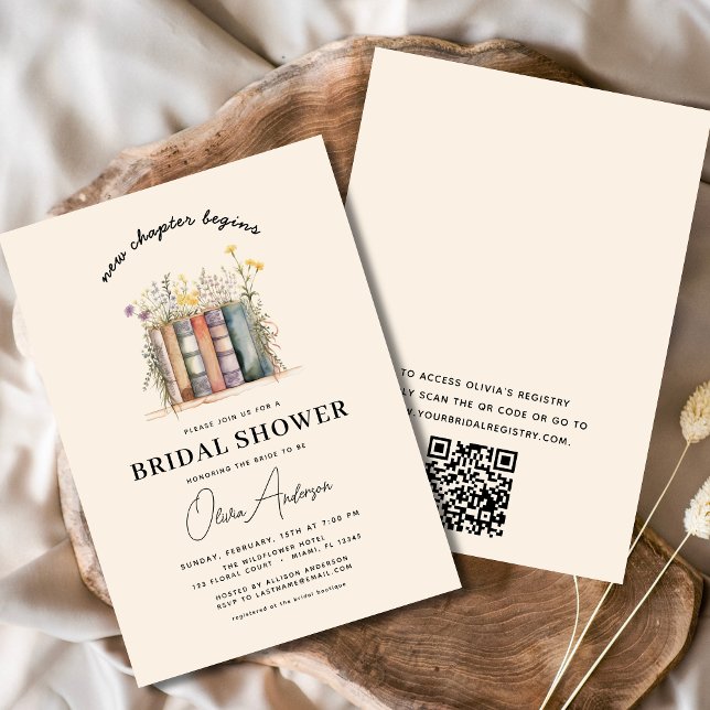 Invitación Libro de códigos QR Nuevo capítulo comienza ducha  (Subido por el creador)