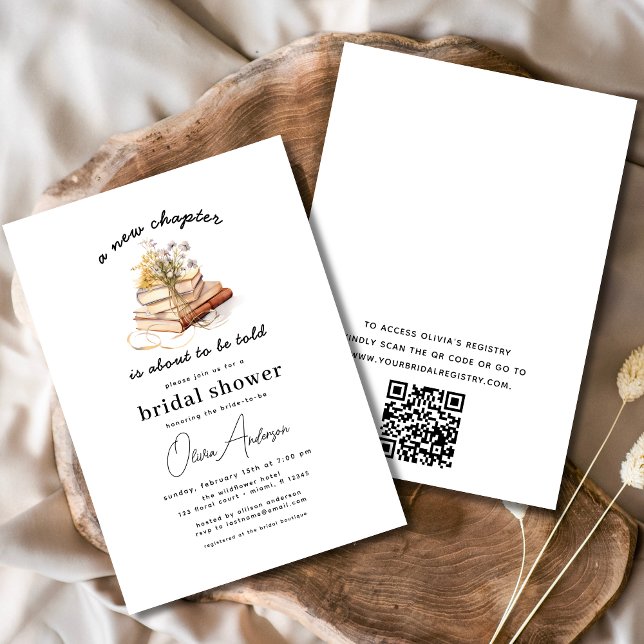 Invitación Libro de códigos QR Nuevo capítulo comienza ducha  (Subido por el creador)