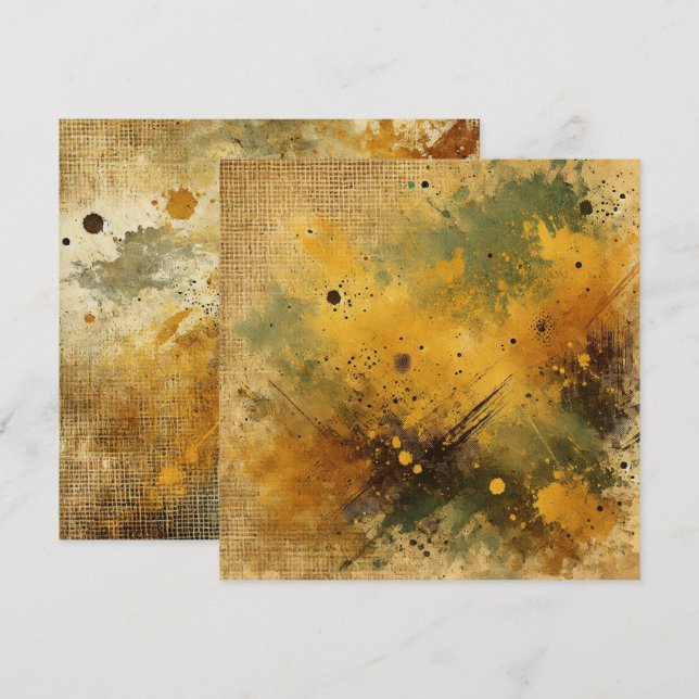 Invitación Libro De Crapbook De Tinta Dolorosa Imprimible Gol (Anverso / Reverso)