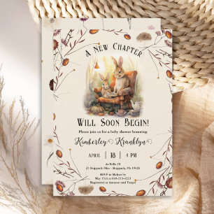 Invitación Libro de cuentos Nuevo capítulo de libros de Baby
