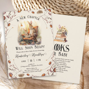 Invitación Libro de cuentos Nuevo capítulo de libros de Baby