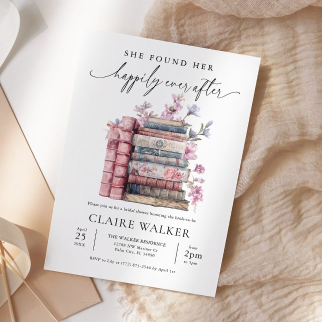 Invitación Libro de cuentos Nuevo capítulo ducha de novia (Subido por el creador)