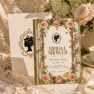 Invitación Libro de cuentos vintage nueva capítulo Despedida