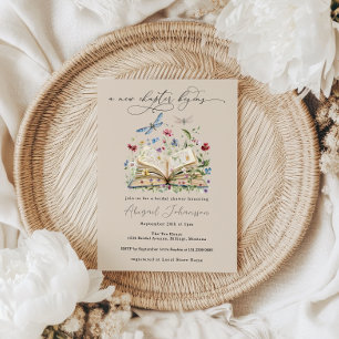 Invitación Libro de Flores Silvestres Nuevo capítulo comienza