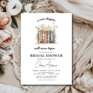 Invitación Libro de flores silvestres nuevo capítulo comienza